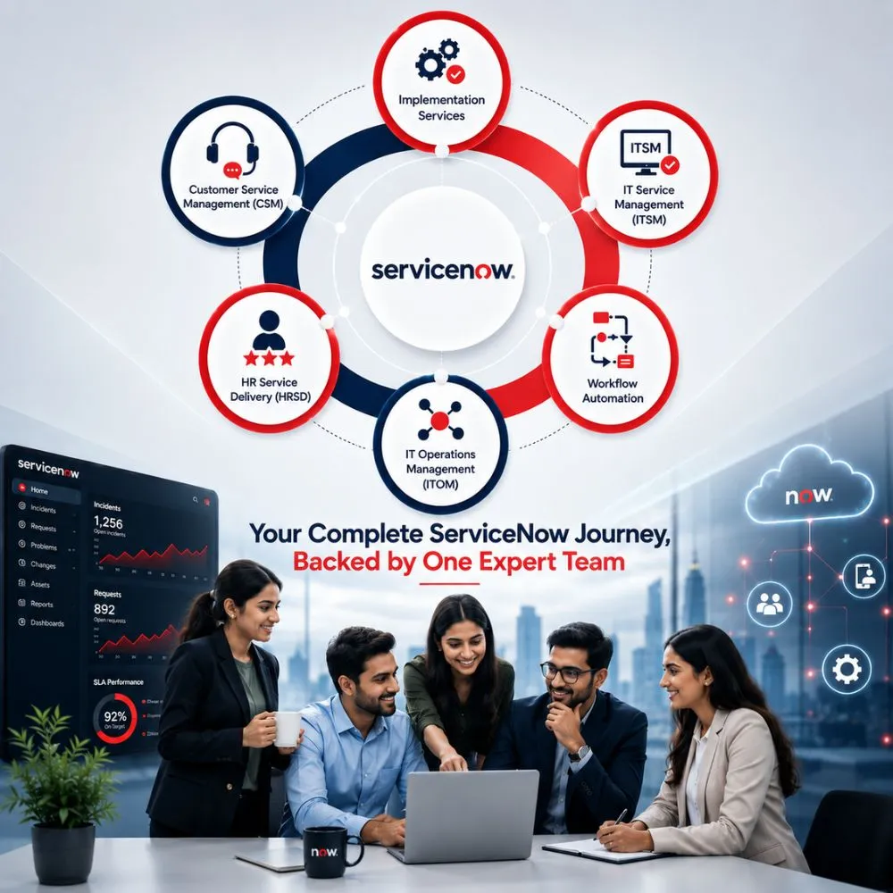 Your Complete ServiceNow Journey, Backed by One Expert Team
